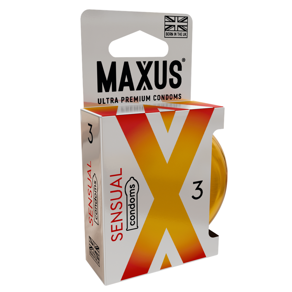 Презервативы MAXUS Sensual, анатомические, 3 шт
