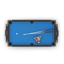 Игровой стол UNIX Line Трансформер 4 в 1 (204х112 cм) Black