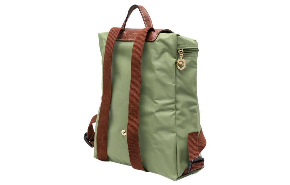 LONGCHAMP Le Pliage Canvas Backpack Women"s Green