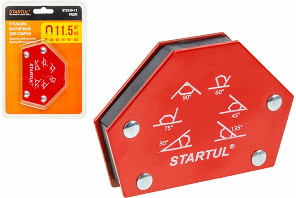 Угольник магнитный для сварки 11.5 кг STARTUL ST8540-11