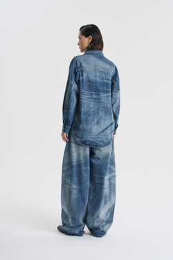 Джинсы acid wash