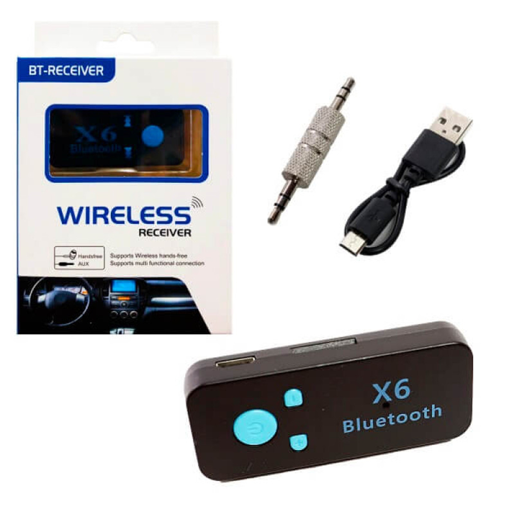 Bluetooth Aux адаптер CARLIVE AUX Bluetooth BT-X6