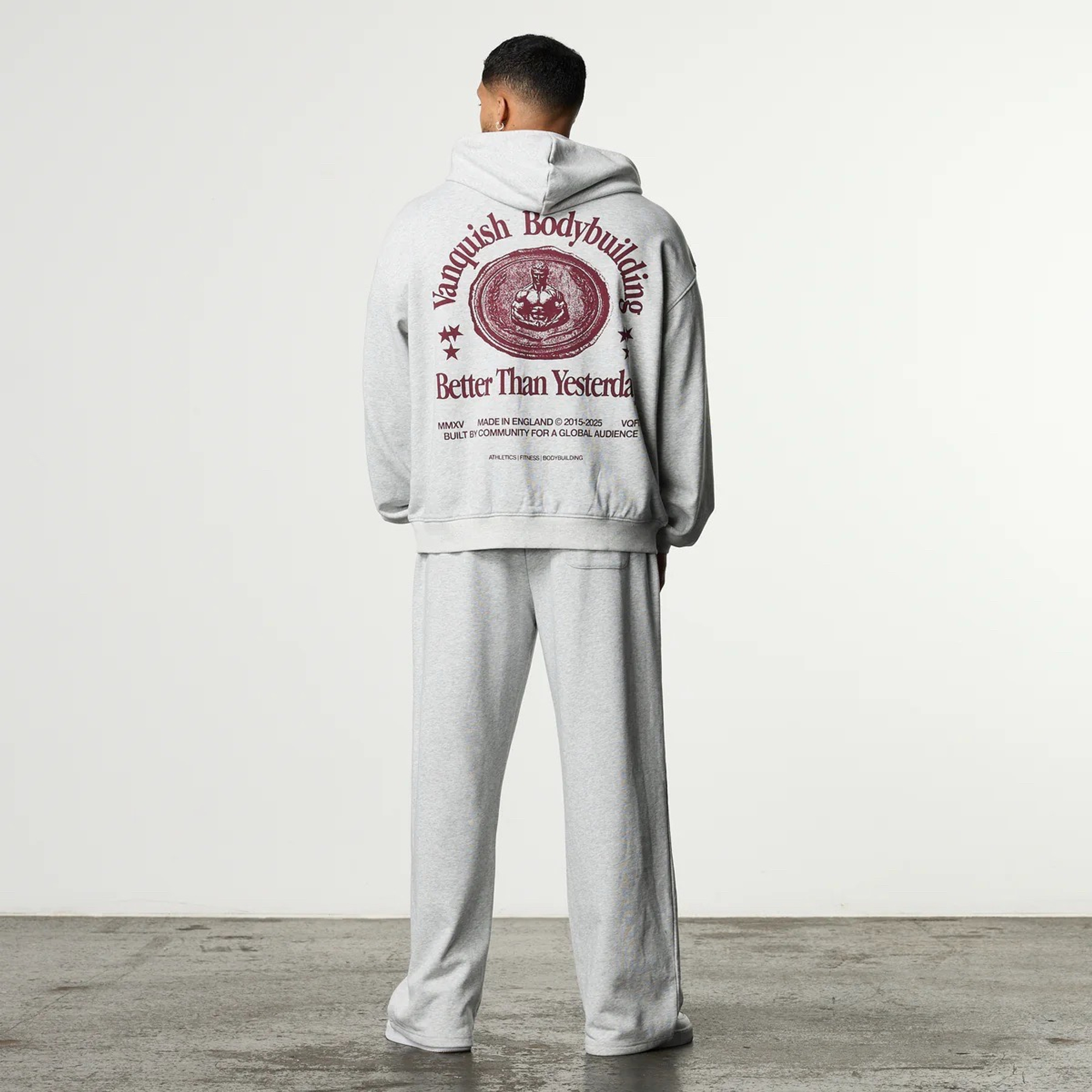 Толстовка VANQUISH Heritage Zip Hoodie Grey
