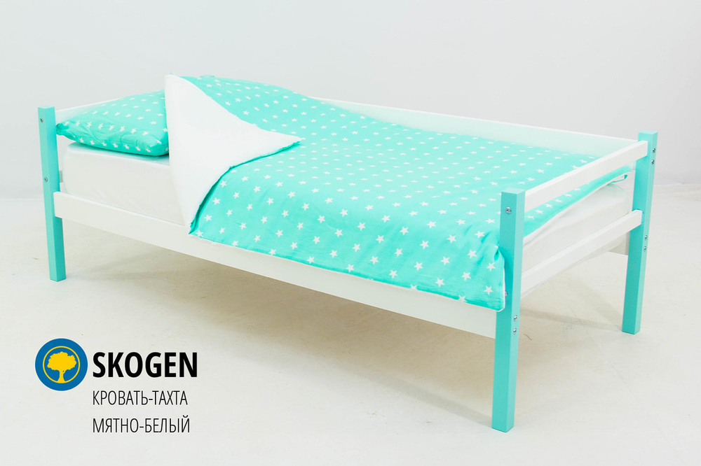 Детская кровать тахта Бельмарко Svogen мятно белый