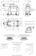 Трансформатор напряжения НИОЛ-СТ-10-1МП-100/V3/100/V3/100/3-0.5/0.5/3Р-20ВА/20ВА/100ВА У2 EKF NIOLST-25332-20/20/100BA