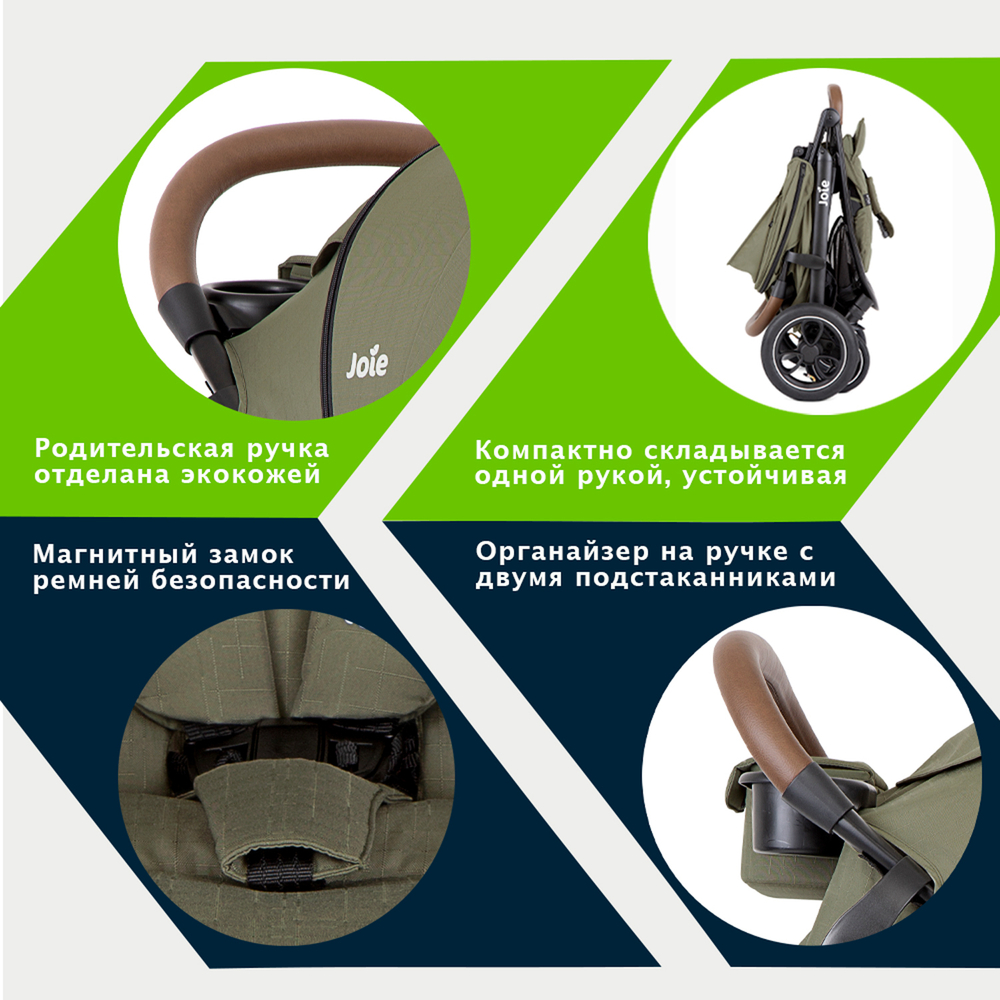Прогулочная коляска Joie Litetrax Pro Air