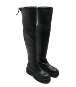 Кожаные ботфорты lowland Stuart Weitzman - черный(S6059)
