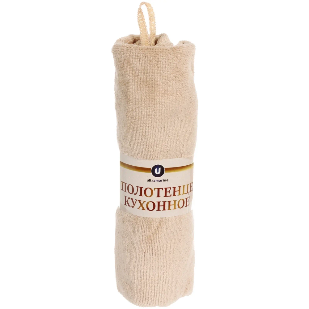 Полотенце кухонное «UNICO», 34*72 см, цвет бежевый, микрофибра 300 гр/м2