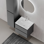 Тумба подвесная под раковину Sancos Folk, Grey soft 590х445х500