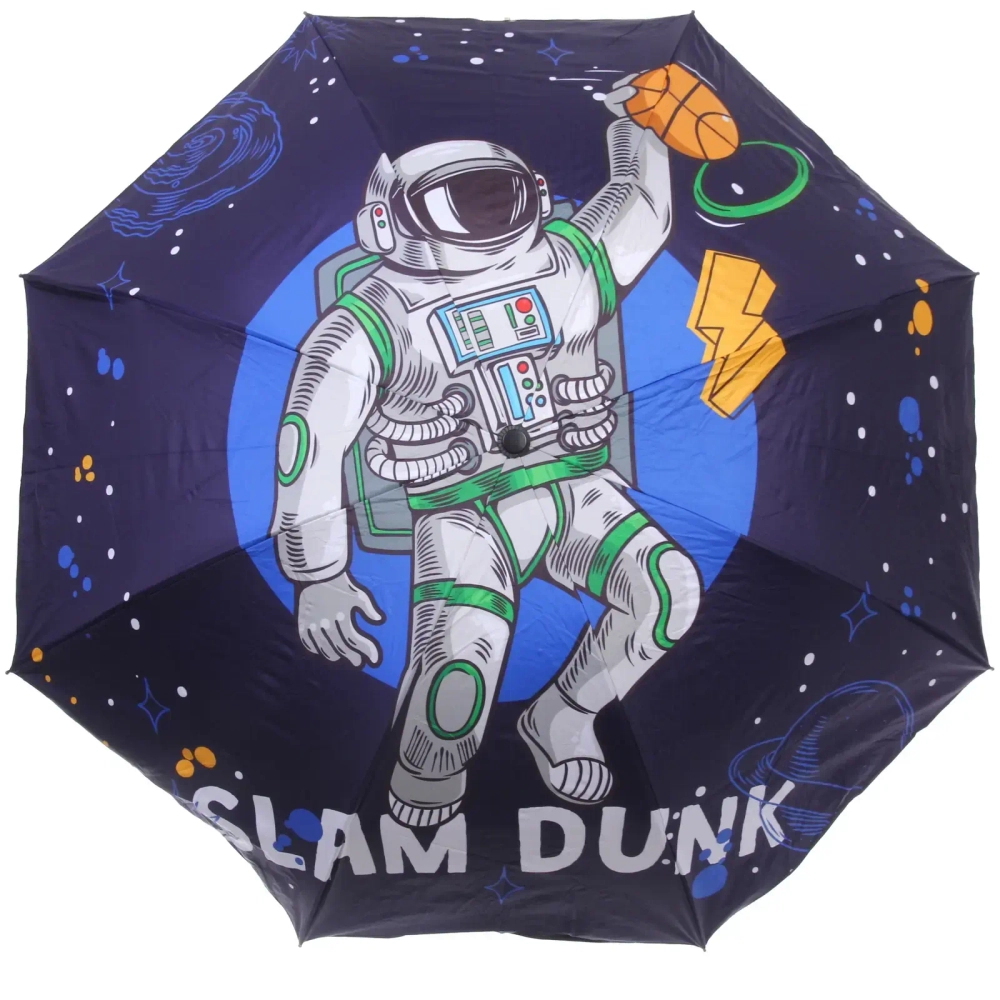 Зонт механический ветроустойчивый, матовая ручка «BESTzontik - Kosmos» длина 25см, d-110см GAME