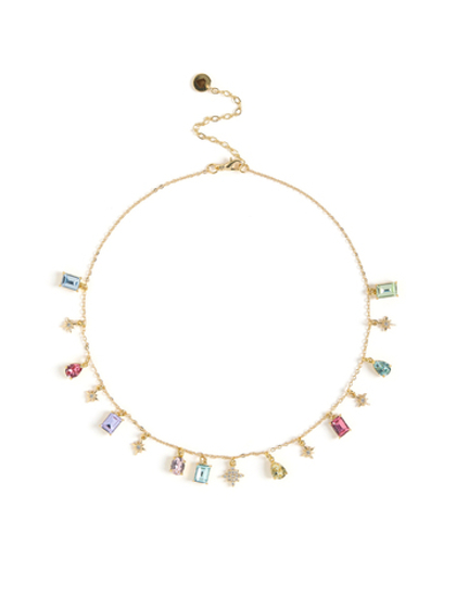 Колье "Rainbow glow" Gold