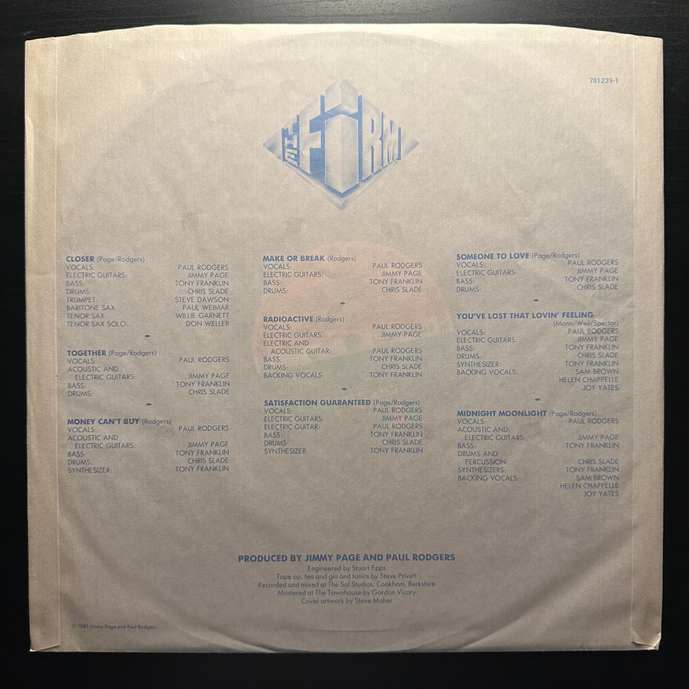 The Firm – The Firm (Германия 1985г.)