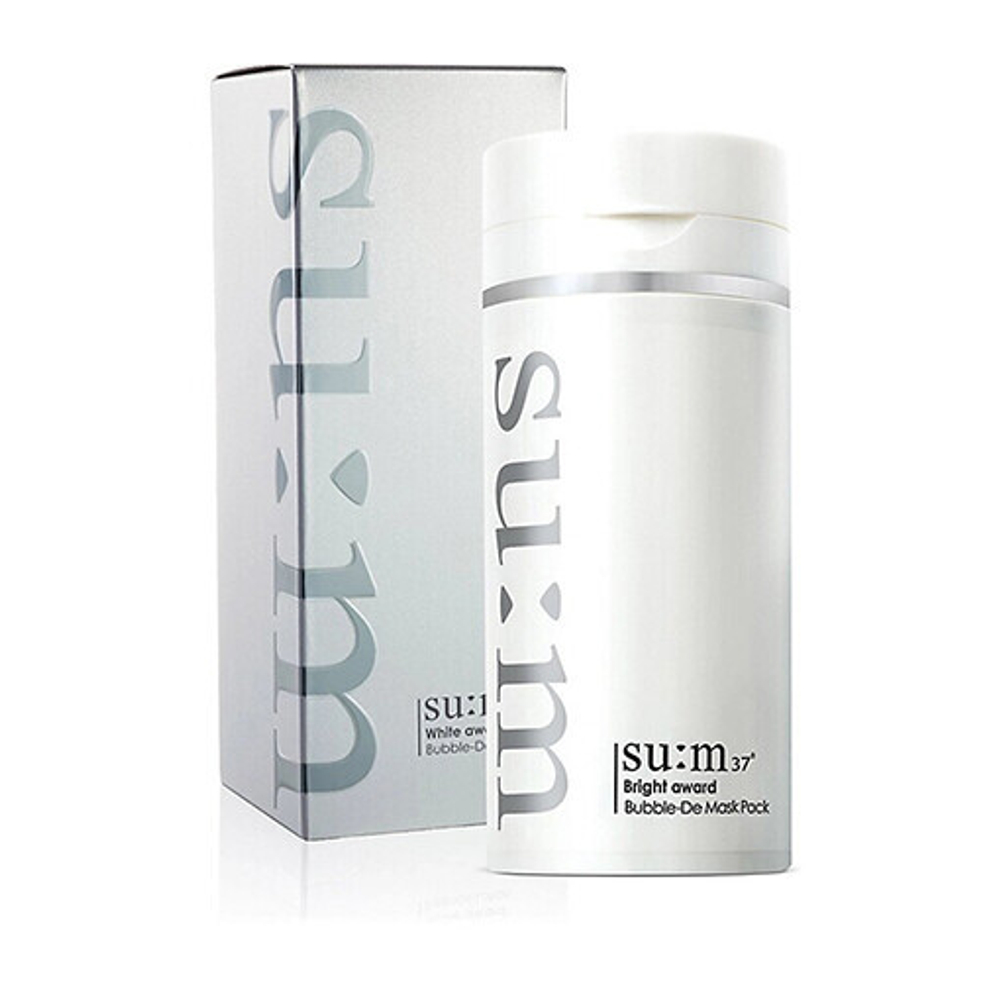 SU: M37 Кислородная очищающая (пузырьковая) маска Bright award Bubble De Mask Pack