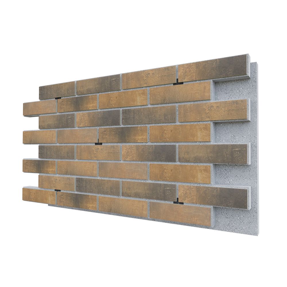 Негорючая термопанель ППС PRO BestPoint Loft Brick Cardamon 0,612 м², 1020x600 мм