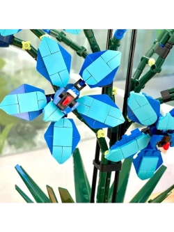 Конструктор Цимбидиум Лодочная орхидея 1097 деталей