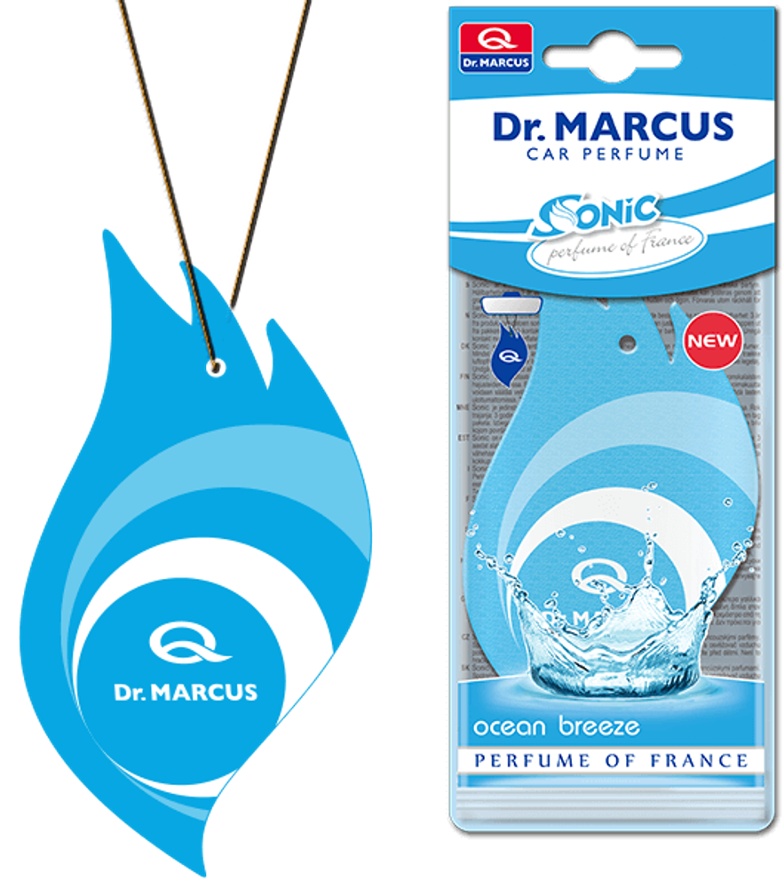 АРОМАТИЗАТОР С ПОДВЕСКОЙ &quot;DR.MARCUS&quot; SONIC OCEAN BREEZE