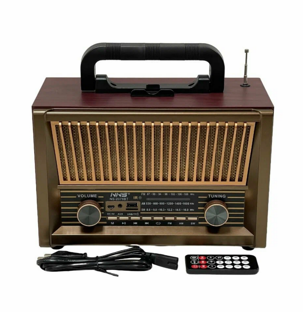 Радиоприемник в стиле ретро+MP3 плеер, Bluetooth NNS NS-2076BT