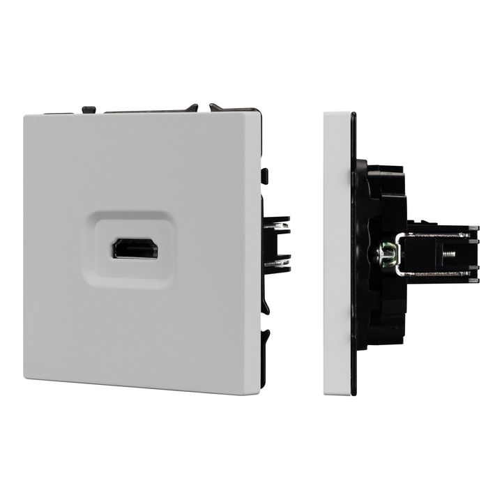 Механизм HDMI розетки SCT-NOBE-MHD1-SFPL-IS Arlight 061845