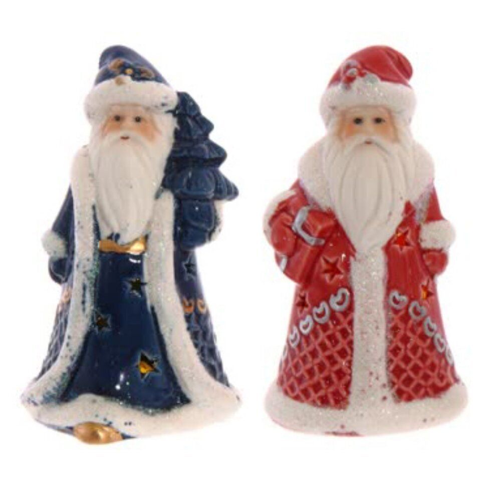 GAEM Фигурка декоративная "Дед Мороз" с подсветкой (2xLR44), L7, L6,5 W5,5 H12 см, 2в.