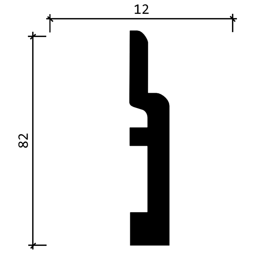 Плинтус DD703