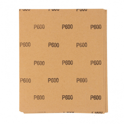 Шлифлист на бумажной основе, P 600, 230 х 280 мм, 10 шт, водостойкий Matrix