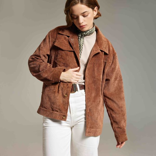 Куртка Corduroy work Карамельная - фото 28