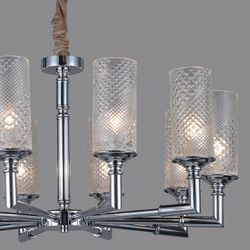 Подвесная люстра ILLUMICO  IL8683-10P-10 CR