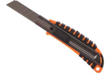 Нож, 18 мм выдвижное лезвие металлическая направляющая SPARTA 78939