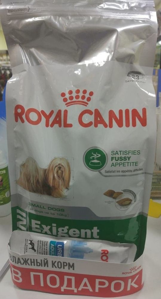 Royal Canin 2кг+150г Мини Экзиджент корм для собак привередливых в питании Акция!