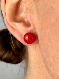 Серьги бижутерия из муранского стекла