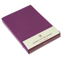 Простыня 180х200х30 Luxberry (Т) Трикотаж Джерси лиловая Португалия