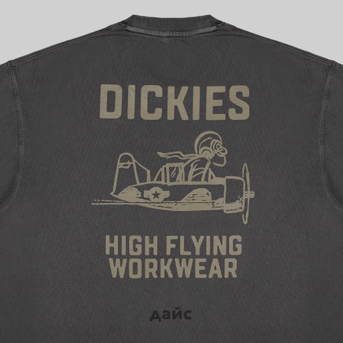 Футболка мужская Dickies High Flying Workwear артикул:DK0A863ABLK1 - купить в магазине Дайс