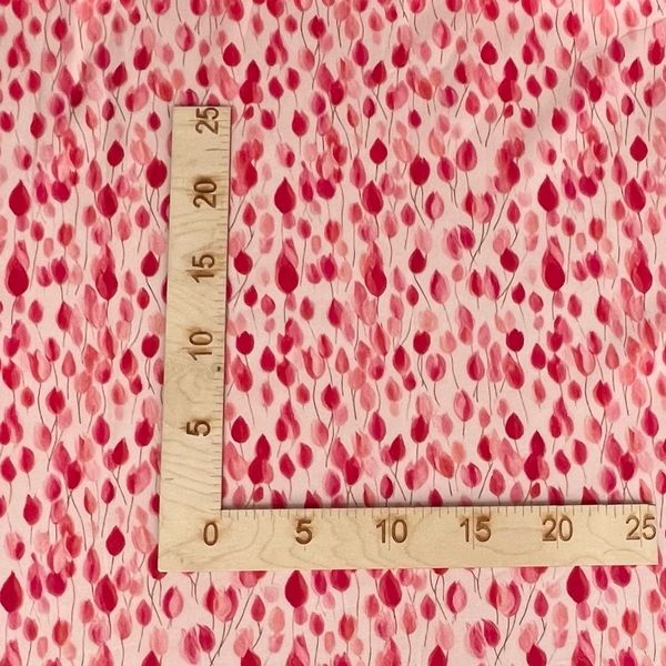 РОЗОВЫЕ БУТОНЫ, АКВАРЕЛЬ - 100% ХЛОПОК 3