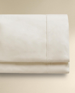 Zara Home - Простыня из сатина (500 нитей), бежевый, 160x280 см