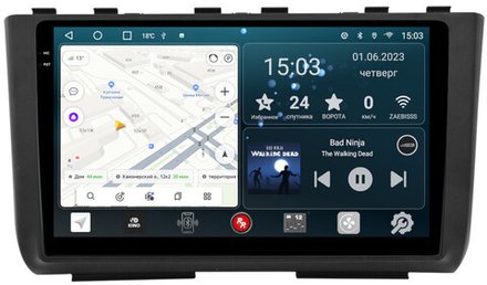 Магнитола для Hyundai Creta 2021+ - RedPower 125 Android 10, QLED+2K, ТОП процессор, 6Гб+128Гб, CarPlay, SIM-слот
