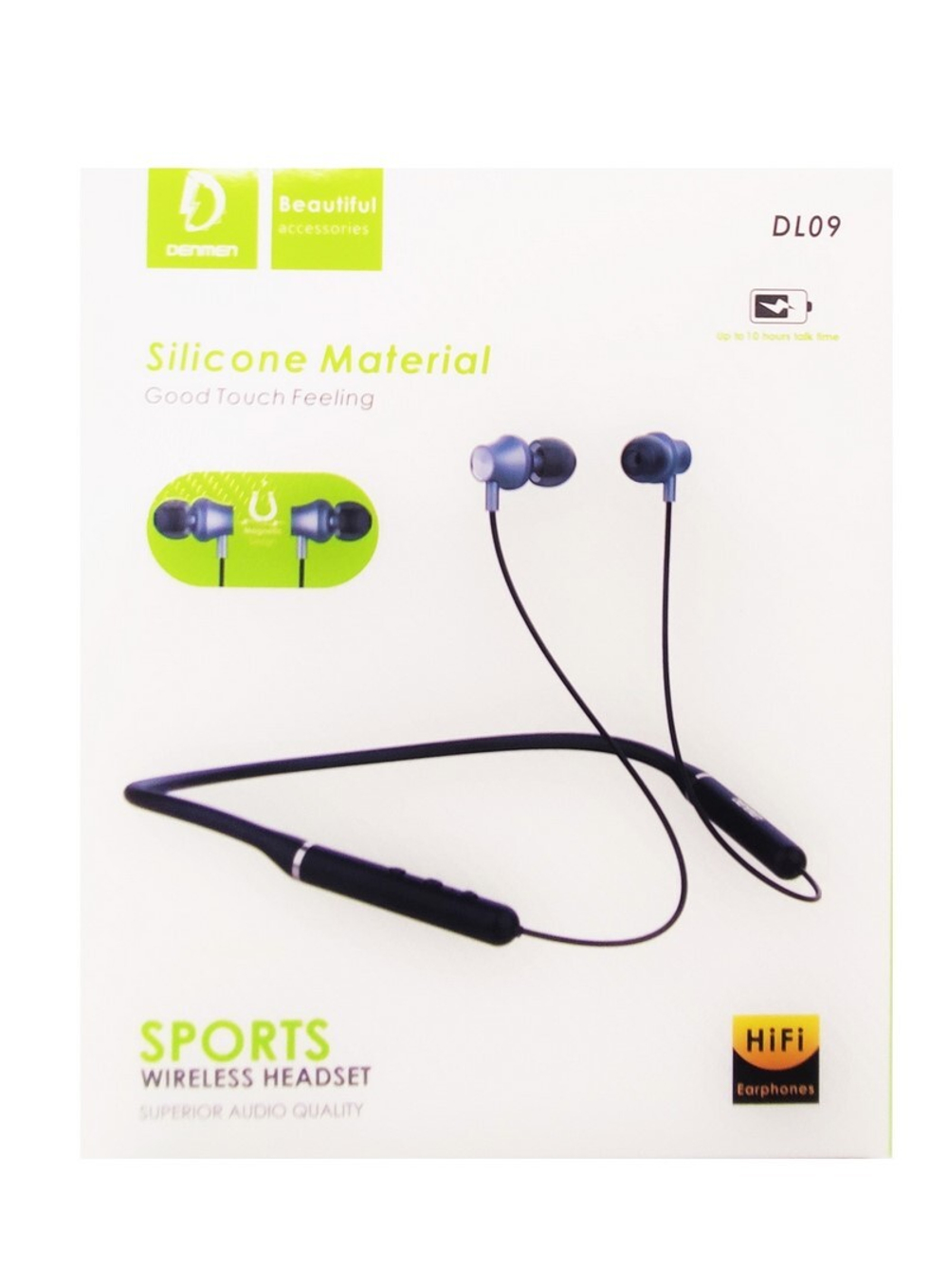 Спортивные наушники Bluetooth DENMEN DL09 (черный)