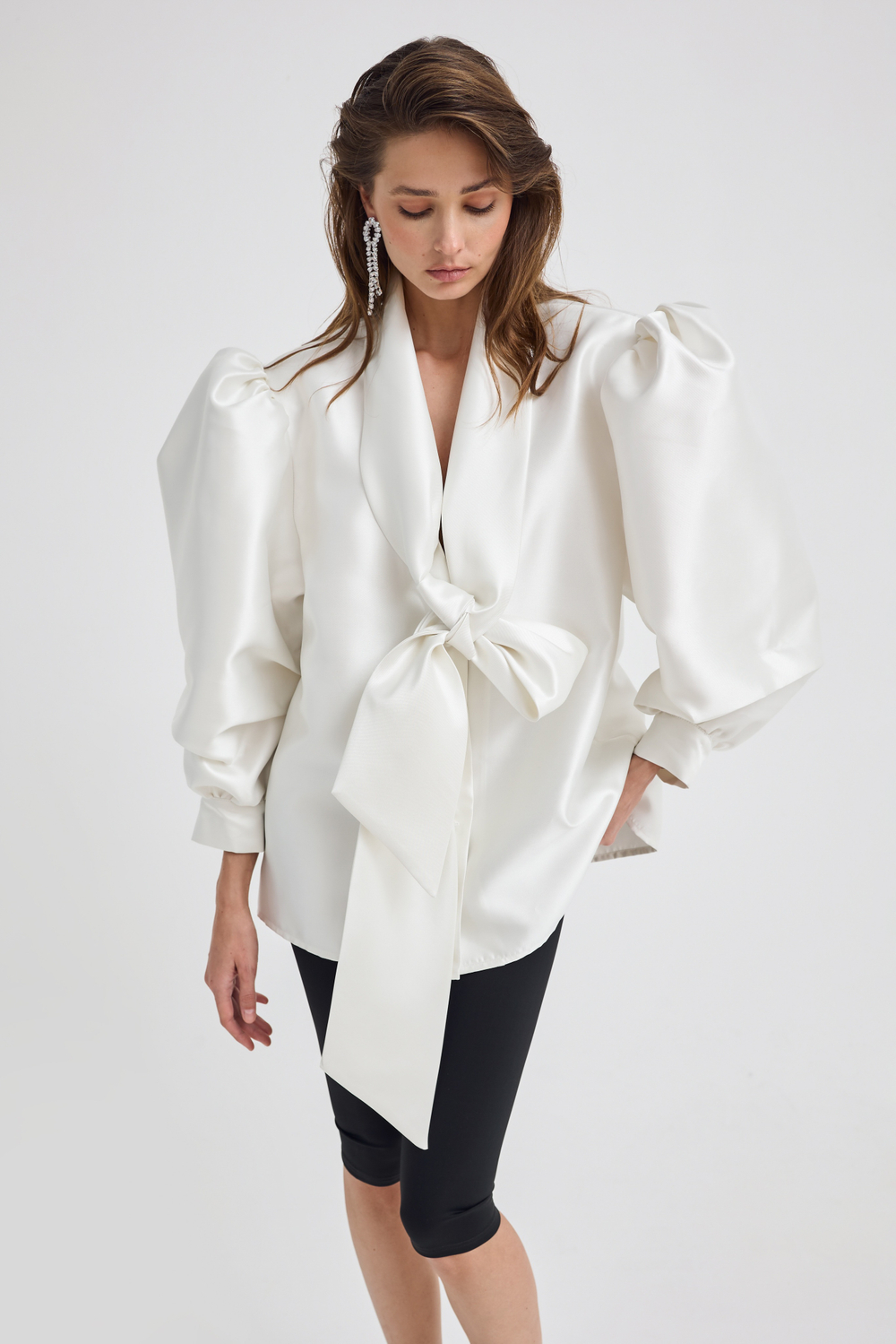 Блуза с бантом