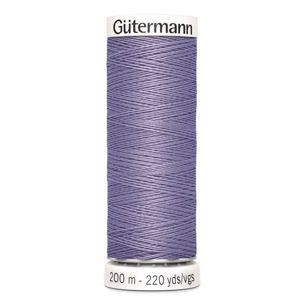 Нитки универсальные Gutermann Sew-all 100 (200 метров), 5 кат. | 202 бледно серо-сиреневый
