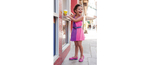 Балетки Girls Crocs Retro Mary Jane Children's Fuchsia / Ultraviolet