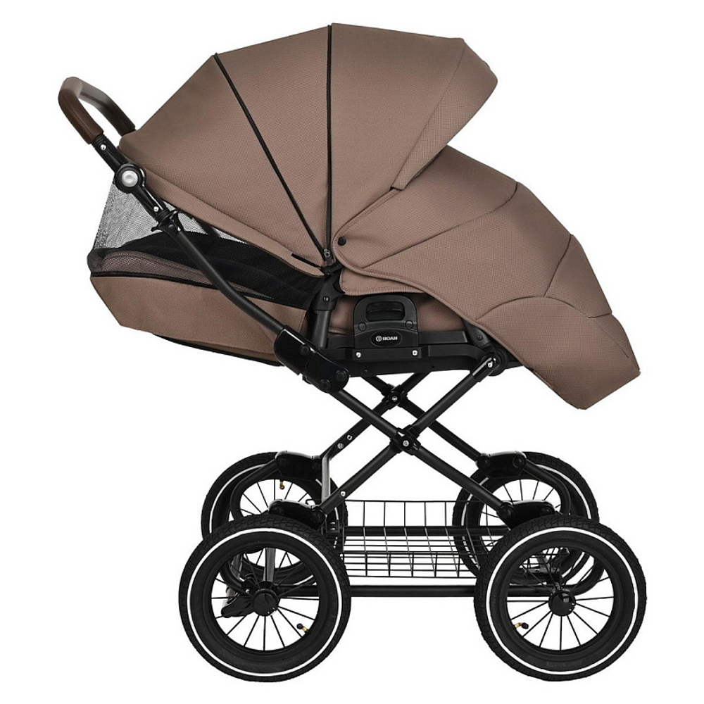 Детская коляска Roan Bass Next Classic d12 2 в 1 RCL265/1 Raisin Mood