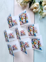 Открытки с шоколадом детям на 8 марта со скретч-наклейкой