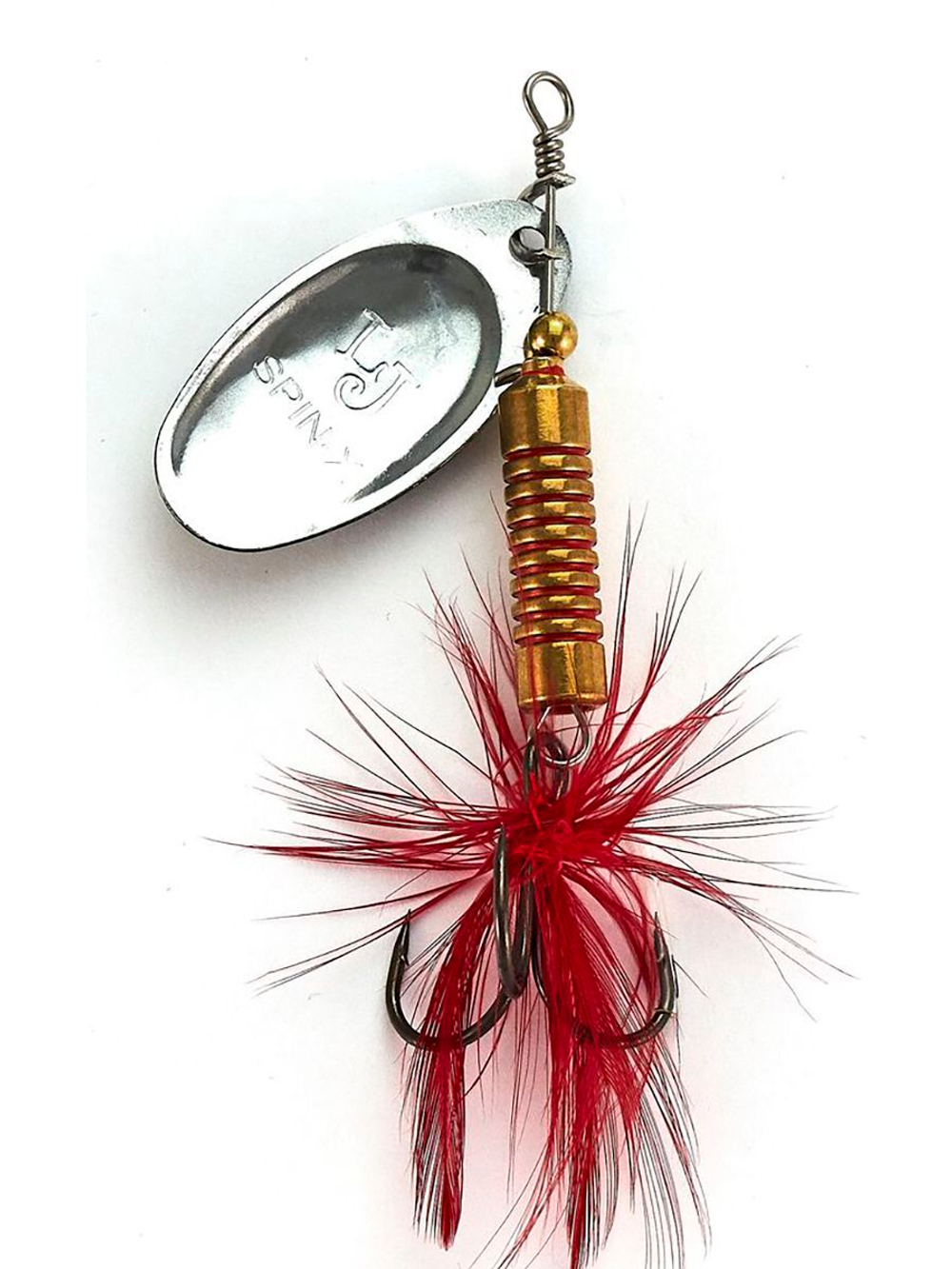 Блесна вращающаяся Lucky John SPIN X ROUND 01 3,5г FT (5шт. в упк.)