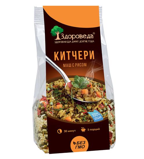 Китчери маш с рисом "Здороведа", 250г.
