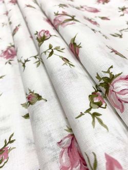 Простынь на резинке Anna Maria "Розовые бутоны" 140х200 см