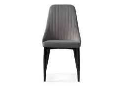 Стул на металлокаркасе Kora dark gray / black