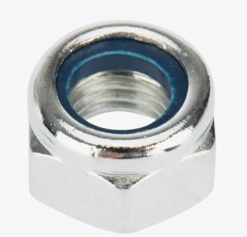 Гайка 12х1.75 с нейлоновым кольцом низкая DIN985 12175