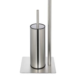 Держатель для туалетной бумаги с ершиком Iver, матовый хром