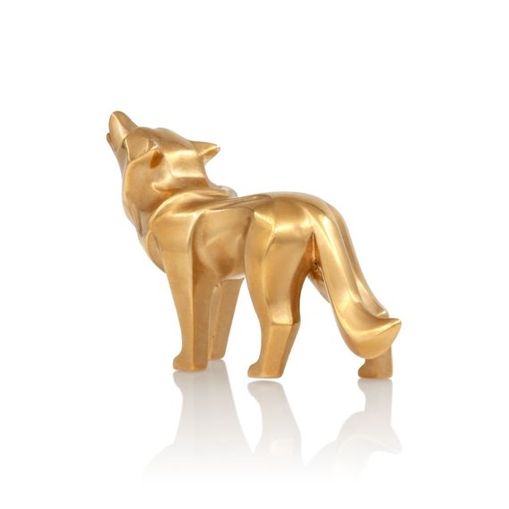 Статуэтка Волк - фигурка из бронзы, вид 5