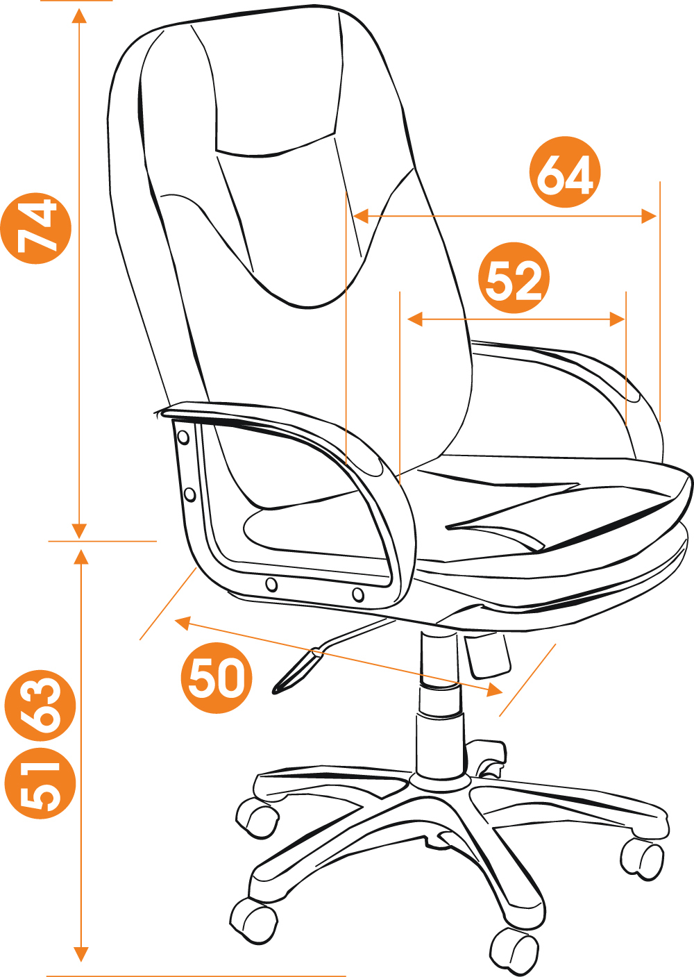 Comfort LT Кресло офисное (коричневый 2 TONE кожзам)