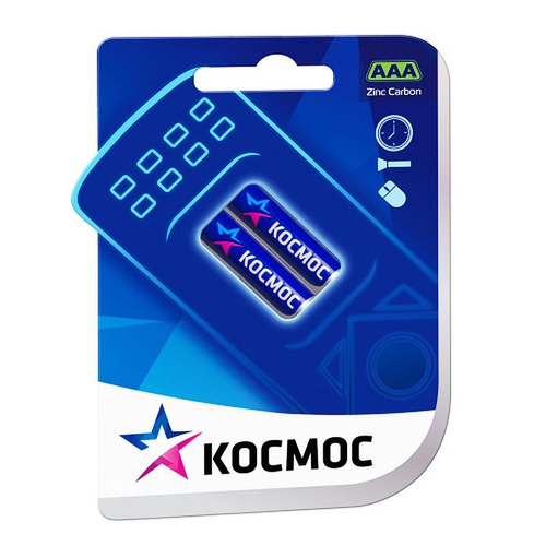 Батарейка Космос R 03 2BL соль  АКЦИЯ